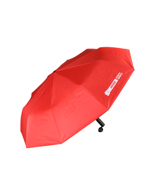 Fenox Смарт-зонт автомат 3 сложения купол 103 см. 10 спиц чехол в комплекте черный красный