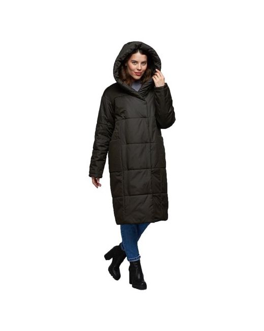 Mfin Пальто зимнее силуэт прямой средней длины размер 4454RU