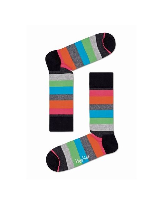 Happy Socks Носки унисекс 1 пара размер 36-40 синий зеленый