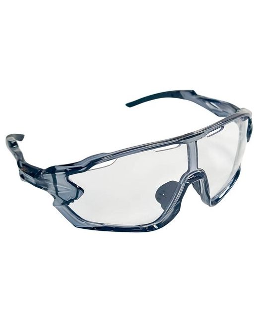 Kv+ Солнцезащитные очки KV овальные спортивные ударопрочные поляризационные с защитой от УФ зеркальные