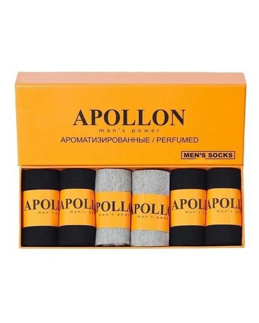 Apollon носки 5 пар классические подарочная упаковка ароматизированные размер 41-46 мультиколор