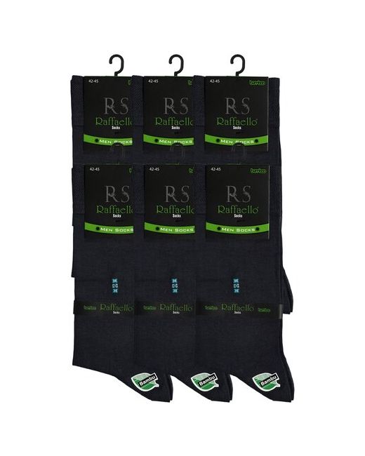 Raffaello Socks носки 6 пар высокие воздухопроницаемые размер 42-45