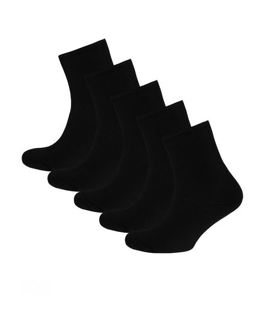 Status носки средние 5 пар размер 23-25 черный