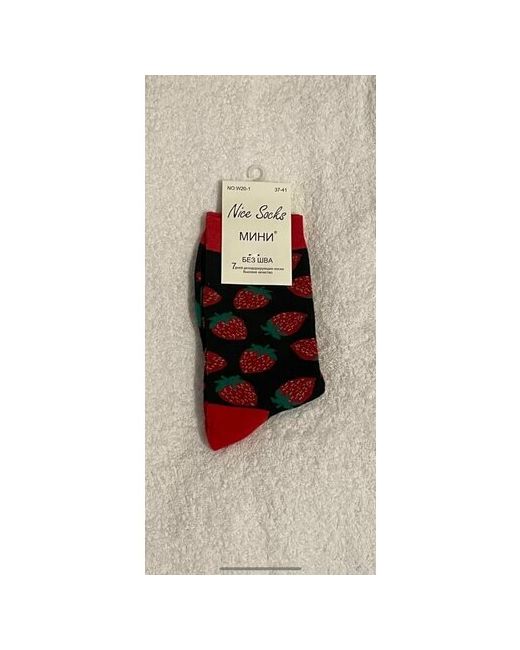 Nice Socks носки размер 37-41 красный черный