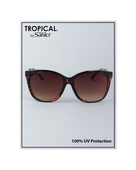 Tropical Солнцезащитные очки бабочка оправа с защитой от УФ градиентные для черепаховый