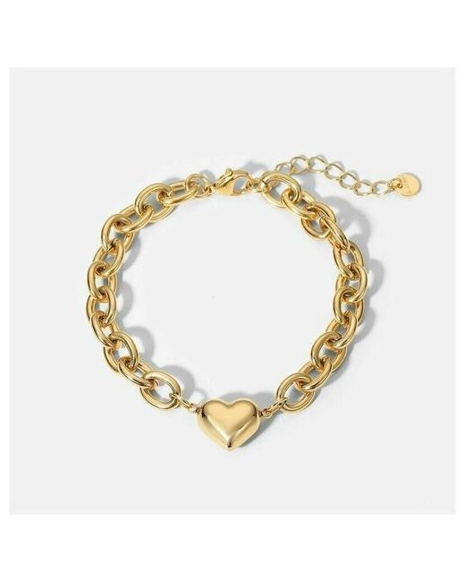 Sorona Jewelry Браслет цепочка позолоченный с сердцем