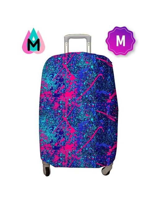 Marrengo Чехол для чемодана 60 л размер M голубой