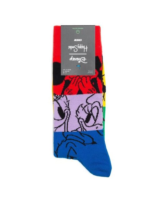 Happy Socks носки 1 пара высокие фантазийные размер 41-46 мультиколор