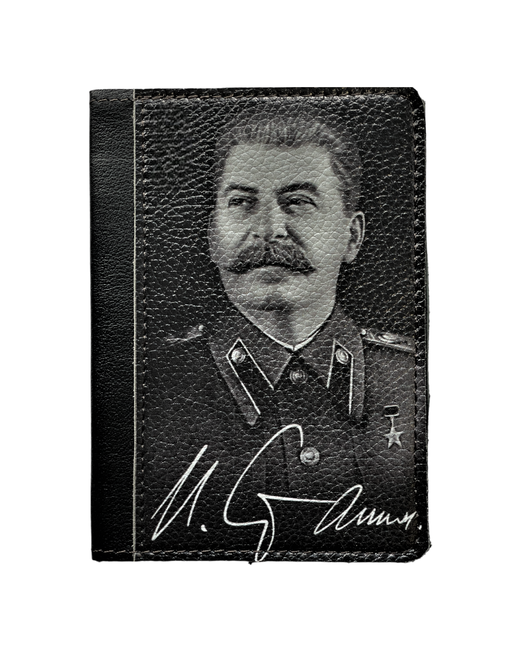 Goch Обложка для паспорта Сталинчерный отделение карт горчичный