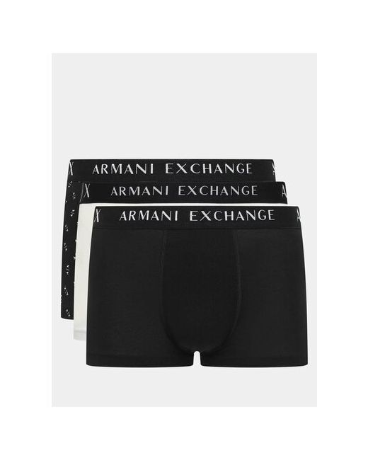 Armani Exchange Трусы боксеры размер M мультиколор 3 шт.