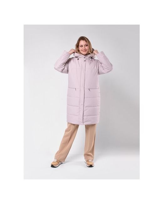Maritta Куртка Malora демисезон/зима удлиненная силуэт полуприлегающий капюшон карманы размер 44