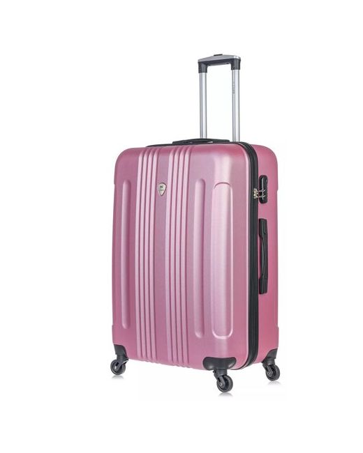 L'Case Комплект чемоданов 2 шт. водонепроницаемый 104 л размер L розовый