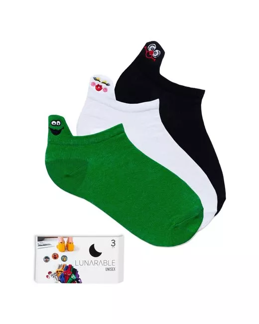 Lunarable носки укороченные размер 35-39 мультиколор