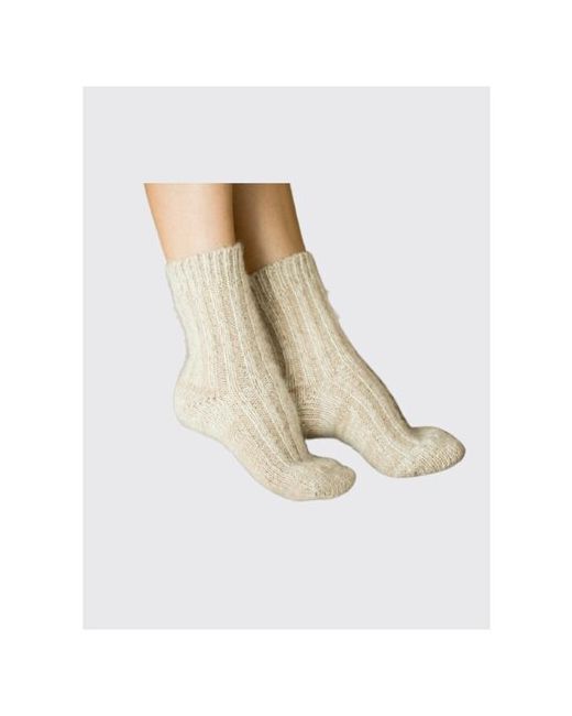 Бабушкины носки носки средние вязаные размер