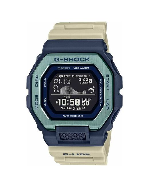 Casio Наручные часы Японские спортивные наручные G-SHOCK GBX-100TT-2E с хронографом