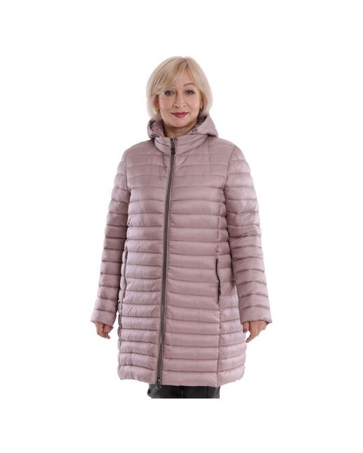 Belle Куртка зимняя удлиненная силуэт свободный ветрозащитная размер 54