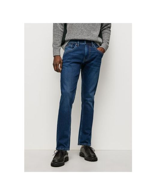 Pepe Jeans London Джинсы прямой силуэт средняя посадка стрейч размер 29
