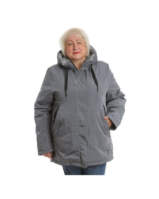 Modtex Куртка демисезон/зима средней длины силуэт свободный ветрозащитная размер