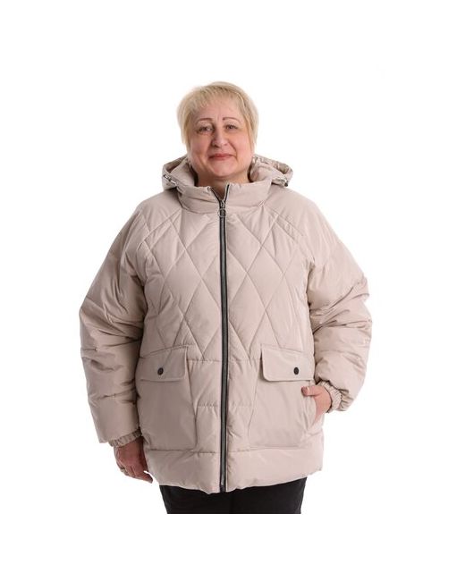 M&P Куртка демисезон/лето средней длины силуэт свободный карманы размер