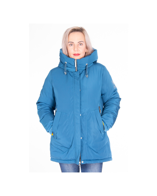 Modtex Куртка демисезон/зима средней длины силуэт свободный ветрозащитная размер 56