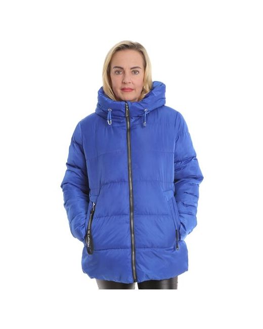 Modtex Куртка зимняя средней длины силуэт свободный ветрозащитная для беременных размер 50