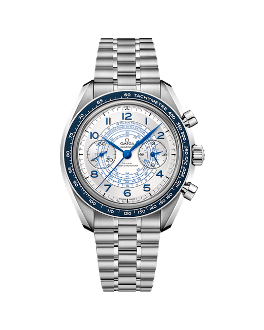 Omega Наручные часы Speedmaster Chronoscope 32930435102001 серебряный