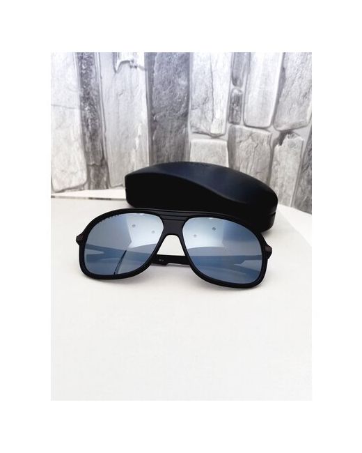 Boss Солнцезащитные очки квадратные спортивные поляризационные с защитой от УФ зеркальные для
