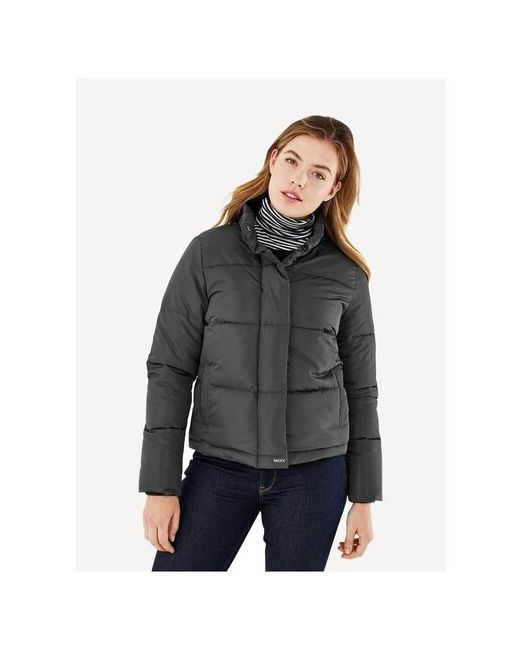 Mexx Куртка демисезон/зима укороченная силуэт прямой карманы размер L черный