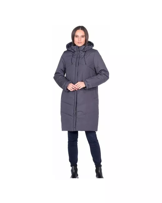 Maritta Куртка зимняя средней длины утепленная водонепроницаемая ветрозащитная размер 4252RU