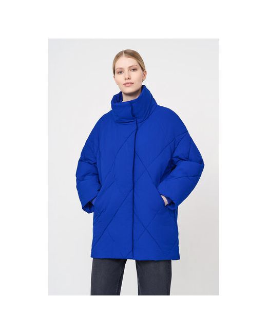 Baon Куртка демисезон/зима удлиненная оверсайз стеганая без капюшона карманы манжеты размер M