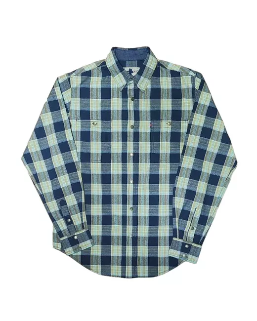 West Rider Рубашка размер 48 зеленый синий