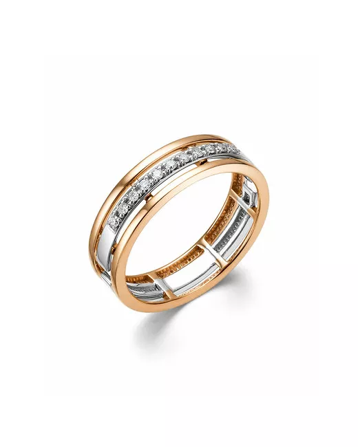 Dewi Ювелирное кольцо из Золота 585 пробы с Бриллиантами 21.0 размер.