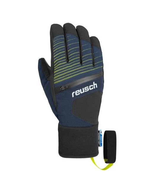 Reusch Перчатки с утеплением размер черный синий