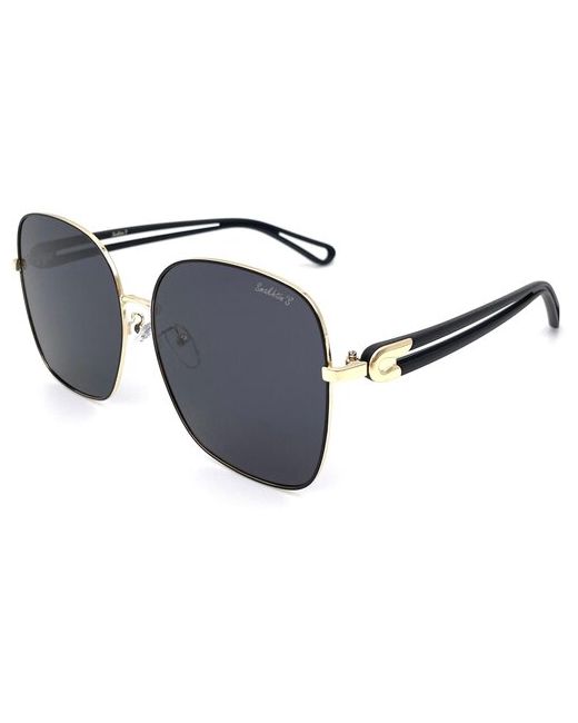 Smakhtin'S eyewear & accessories Солнцезащитные очки квадратные оправа пластик с защитой от УФ поляризационные для