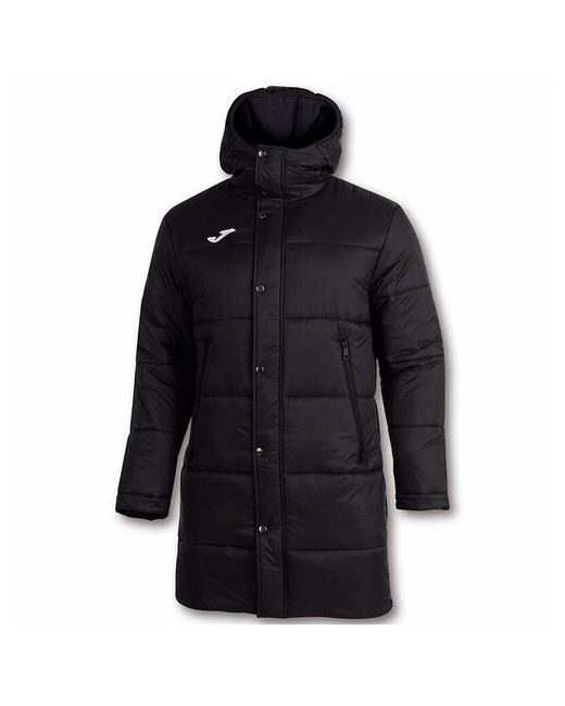 Joma Куртка демисезон/зима силуэт прямой утепленная карманы подкладка несъемный капюшон внутренний карман стеганая размер L