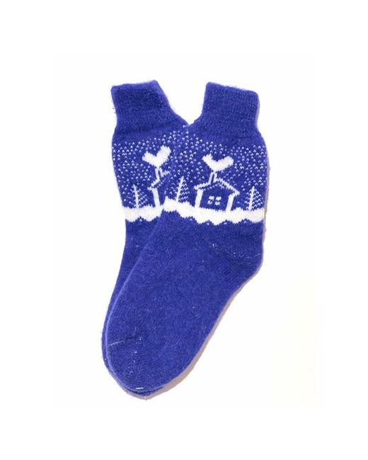 комоD носки средние вязаные размер 35/39 синий