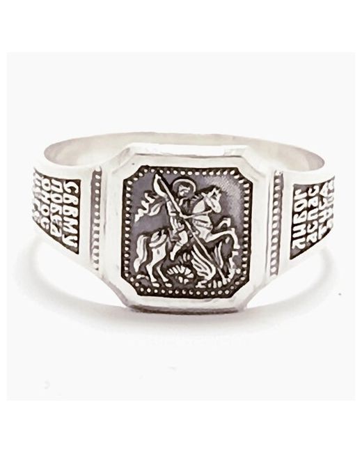 Tutushkin Jeweler Печатка 01-16-0045-0-18 серебро 925 проба оксидирование размер 18 серебряный