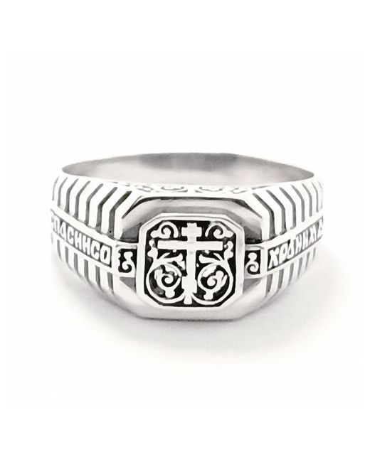 Tutushkin Jeweler Печатка 01-16-0043-0-18 серебро 925 проба оксидирование размер 18 серебряный