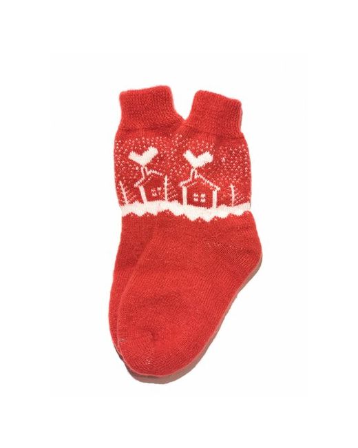 комоD носки средние вязаные размер 35/39 красный