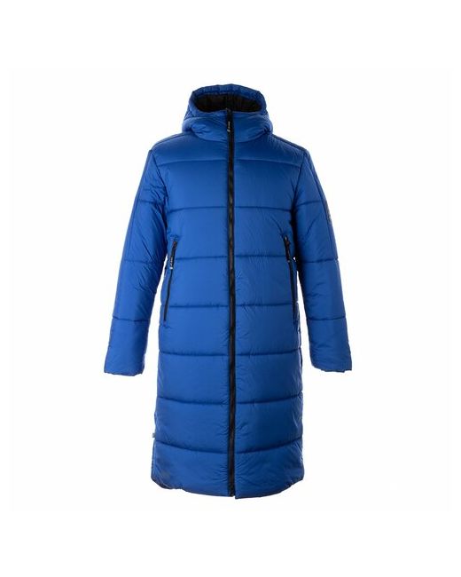 Huppa Куртка зимняя силуэт прямой стеганая светоотражающие элементы карманы капюшон размер XL