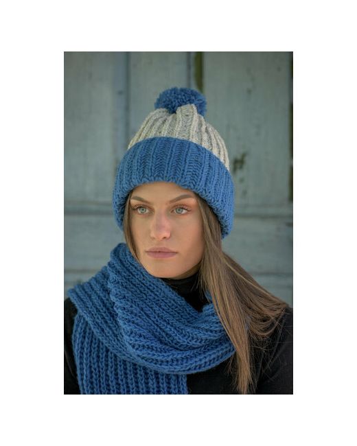 Wool-Art Шапка демисезон/зима размер OneSize синий