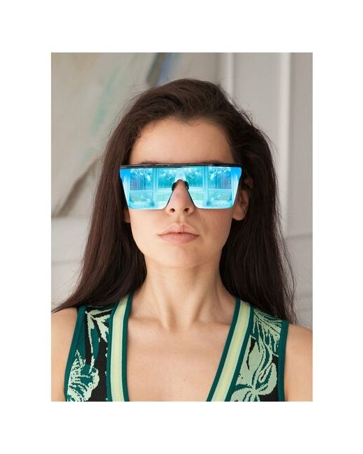 Неушанка Солнцезащитные очки квадратные оправа с защитой от УФ для