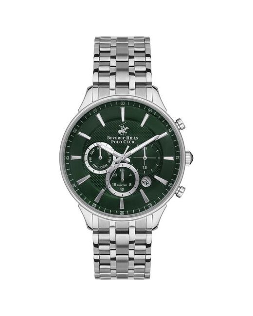 Beverly Hills Polo Club Наручные часы BP3346X.370 зеленый серебряный