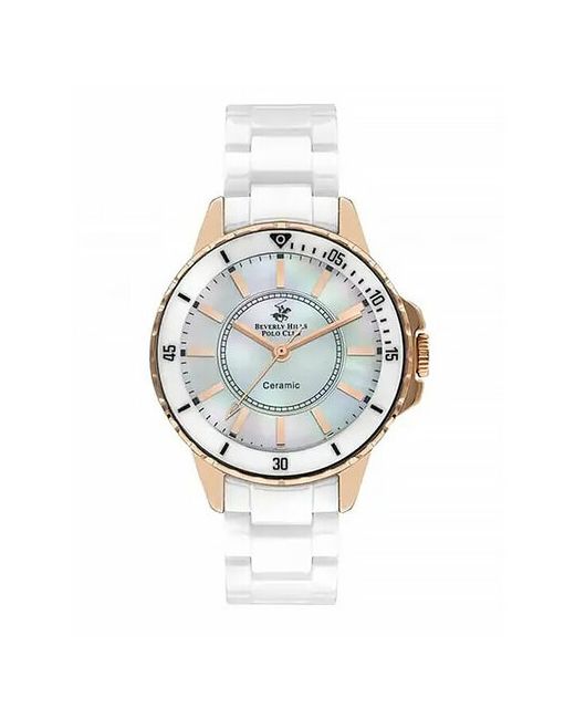 Beverly Hills Polo Club Наручные часы Американские с минеральным стеклом BP3318X.150 гарантией золотой