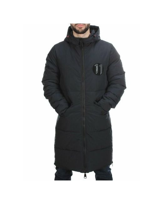 Не определен Куртка зимняя силуэт прямой ветрозащитная грязеотталкивающая стеганая внутренний карман карманы подкладка капюшон размер 48