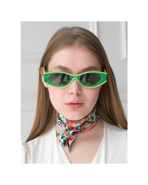 Неушанка Солнцезащитные очки овальные оправа с защитой от УФ для
