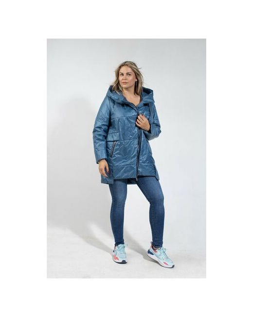 Дюто Куртка демисезон/зима средней длины силуэт прямой размер 52