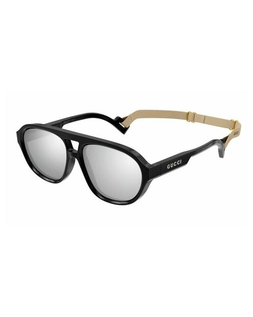 Gucci Солнцезащитные очки GG1239S 002 прямоугольные оправа для