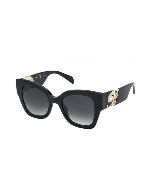 Blumarine Солнцезащитные очки бабочка с защитой от УФ градиентные для
