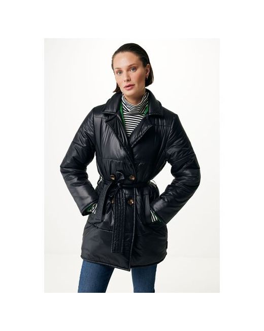 Mexx Куртка демисезон/зима силуэт полуприлегающий карманы пояс/ремень размер XL черный